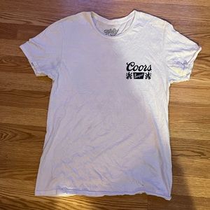Tee Luv Coors White and Blue Colorado Tee